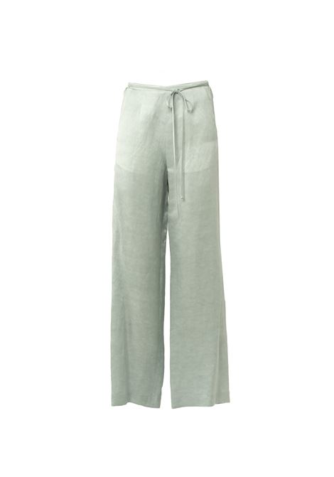Pantalone cupro lino ALYSI | Pantaloni | 104112-P4024PL