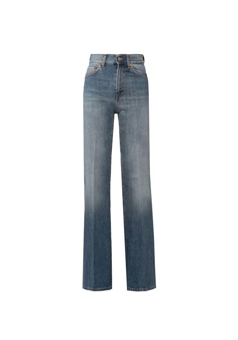 Jeans Amber wide leg in denim fisso DONDUP | Jeans | DP619-DF0269D-GY1800
