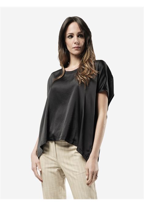 T-shirt over in raso lucido JUCCA | Bluse | J3952082/L/03003