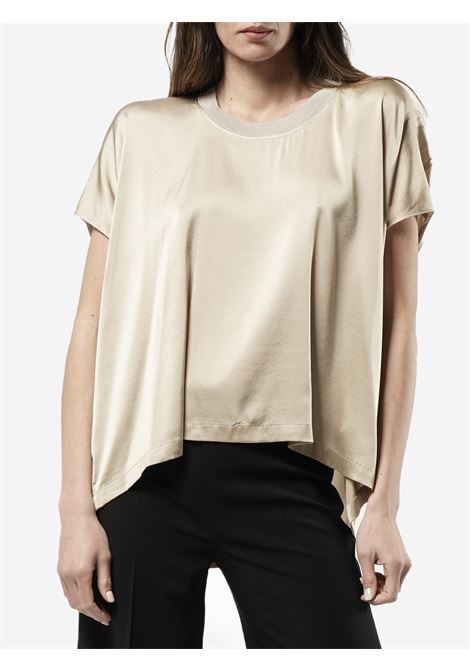 T-shirt over in raso lucido JUCCA | Bluse | J3952082/L/03557